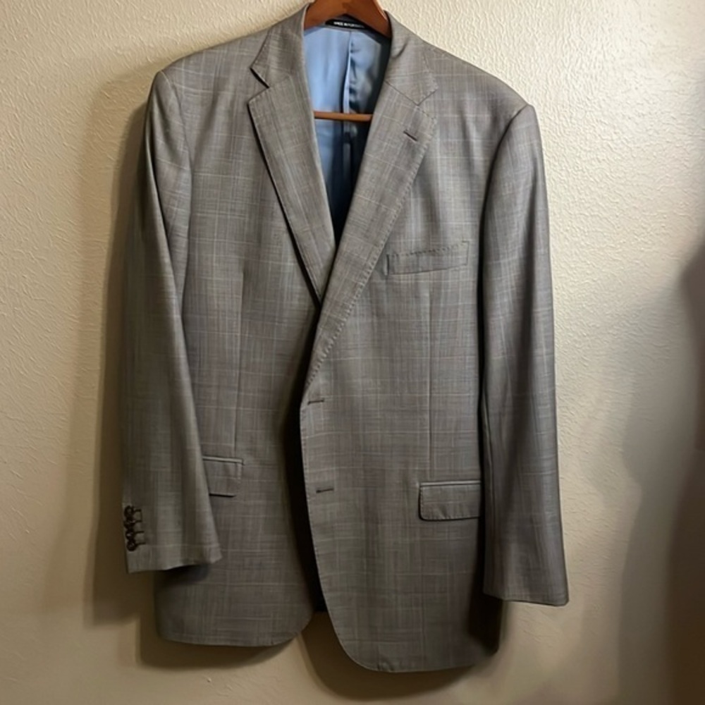 J. Hilburn 2 Piece Plaid Suit